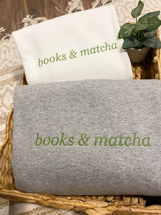 Books & Matcha Sweatshirt
