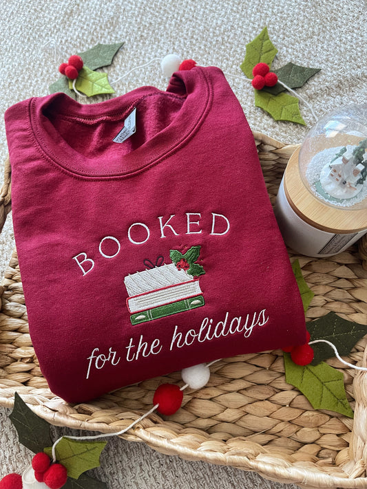 Booked For The Holidays Sweatshirt
