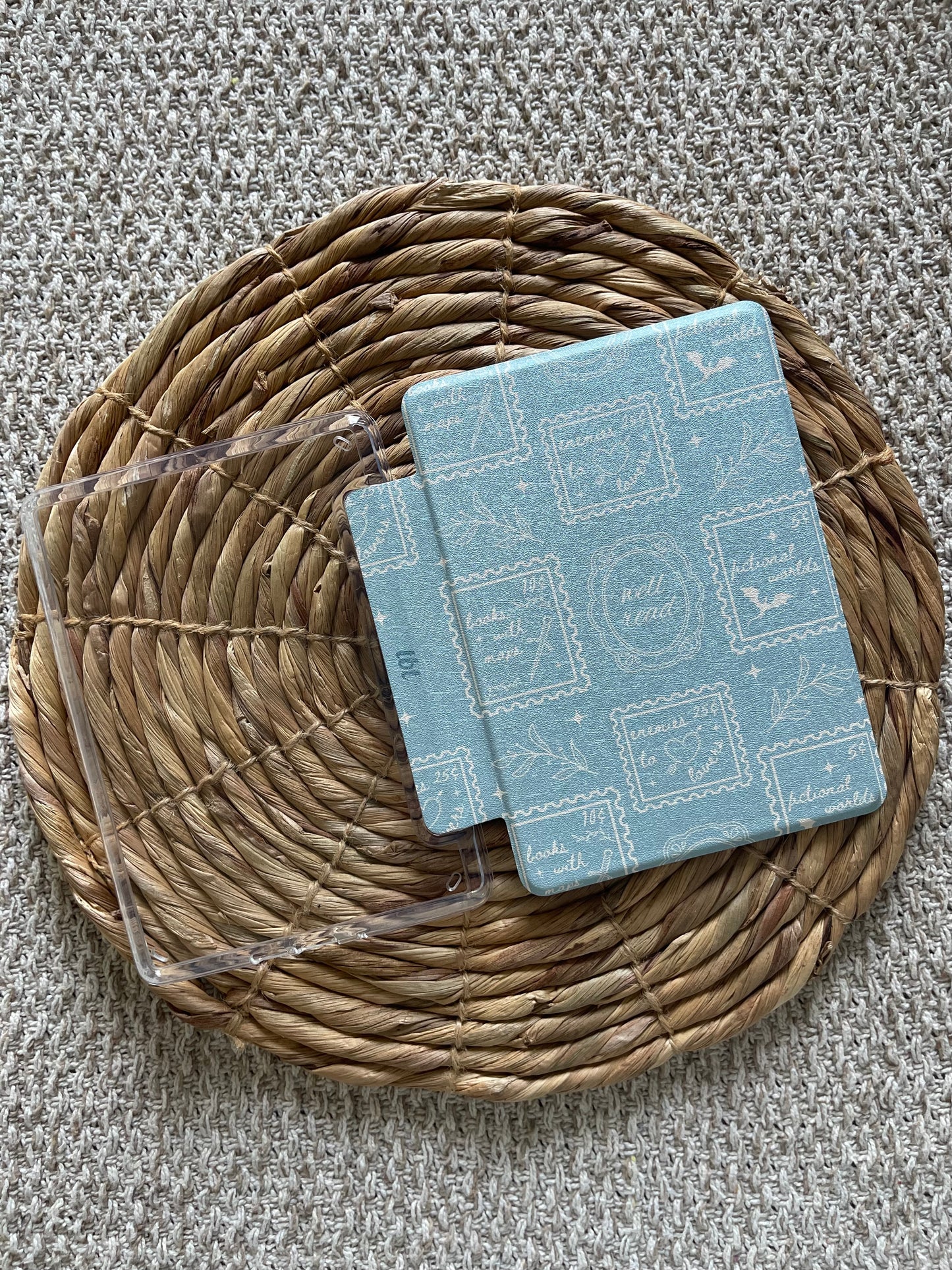Fantasy Stamps | Clear Kindle Case