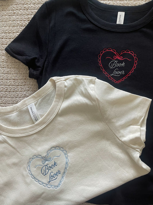 Book Lover Baby Tee
